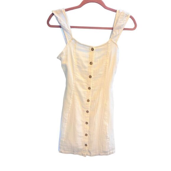 NWT Roxy sleeveless dress buttons down the front of it. Size small - Picture 4 of 12